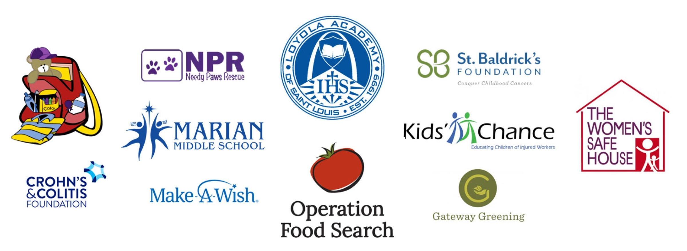 Many organizations that we support