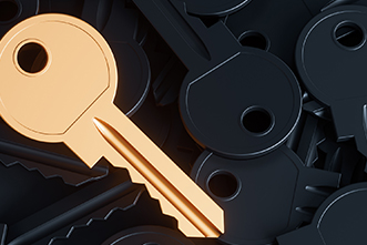 A golden key